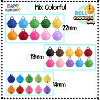 HasuEquipment 100 ชิ้น ขายส่ง กระพรวน มีกระดิ่ง สำหรับทำพวงกุญแจ ปลอกคอ Hasu Equipment [Bell100]