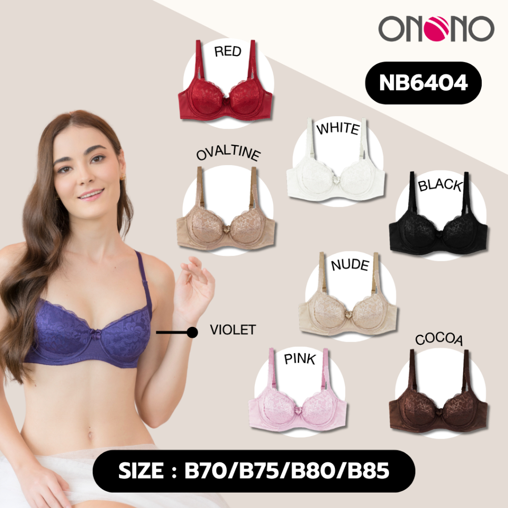 ONONO เสื้อชั้นในมีโครง ฟองน้ำบางรุ่น NB6404