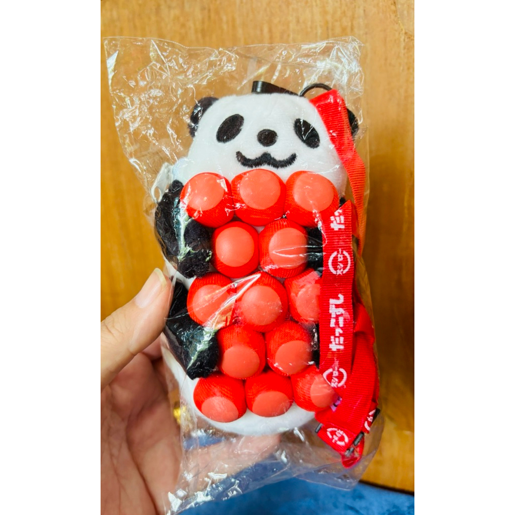 พวงกุญแจ ตุ๊กตา กระเป๋า ที่ใส่บัตร sushiro ซูชิโระ หมีแพนด้าหน้าไข่ปลาคาเวีย