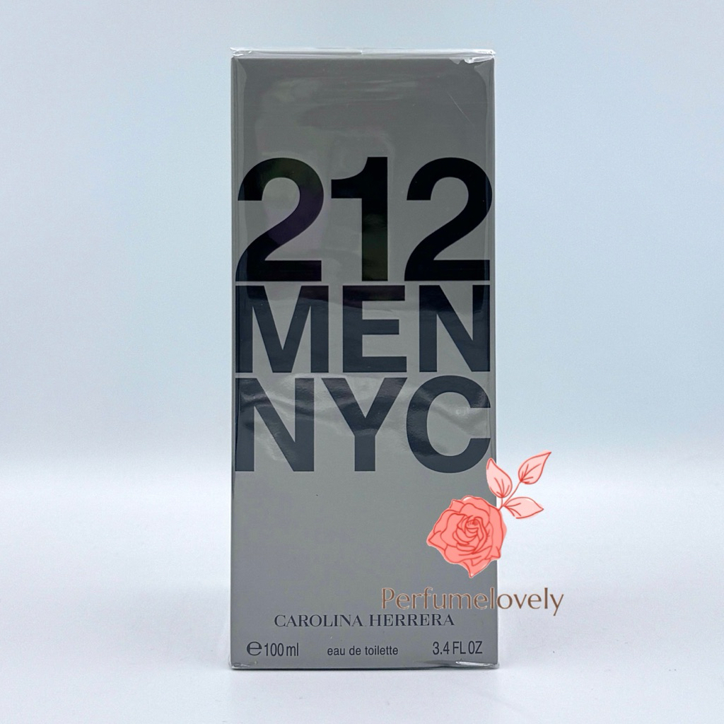 น้ำหอม แท้ Carolina Herrera 212 Men NYC 100ml. EDT กล่องซีล
