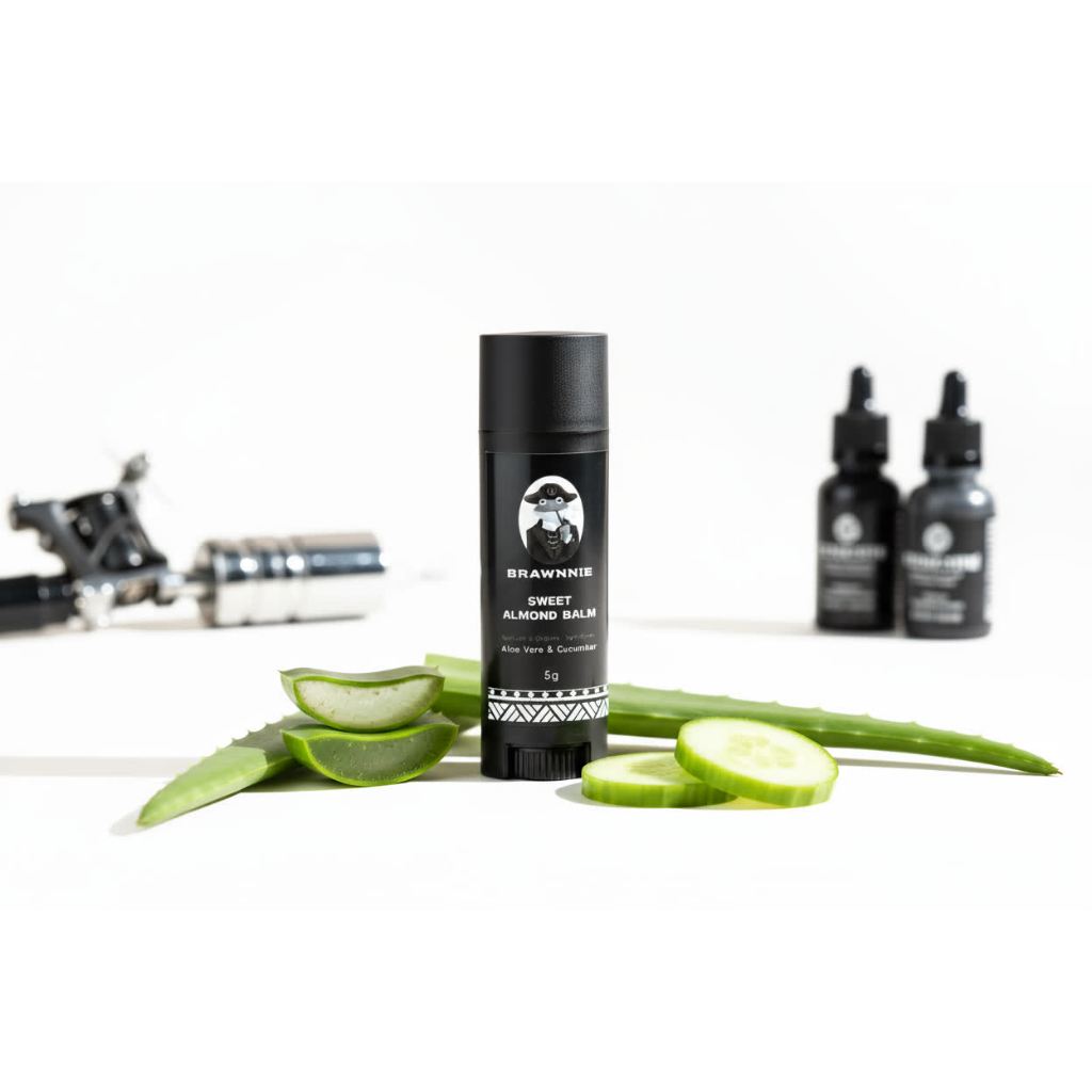 Brawnnie - Sweet Almond Balm Stick | บาล์มรอยสักแบบพกพา