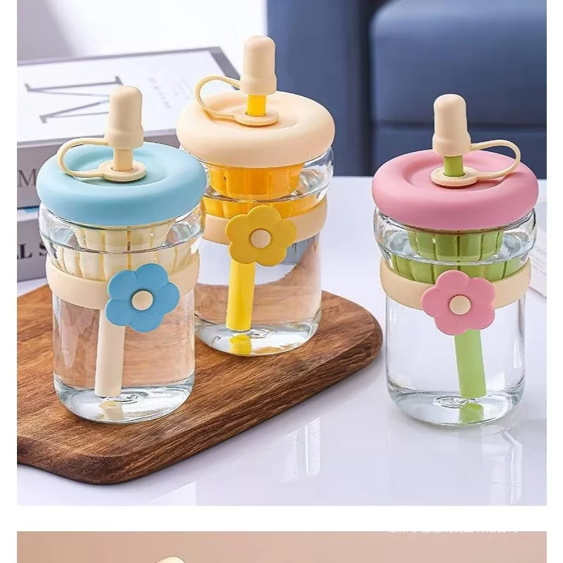 (1ลัง =68pcs)แก้วน้ำ สไตล์มินิมอลน่ารักๆ ขนาด 500ml ถ้วยฟางแบบหนา แบบเรียบง่าย พกพาสะดวก พร้อมส่ง(0007)