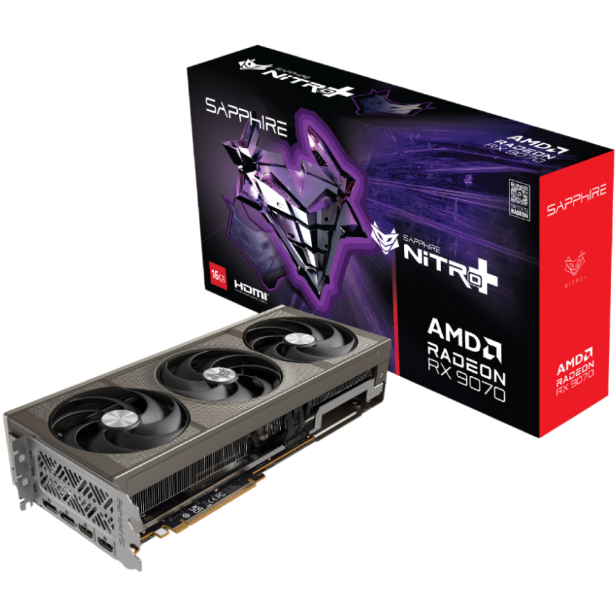 SAPPHIRE NITRO+ RX9070 XT GAMING OC 16GB GDDR6