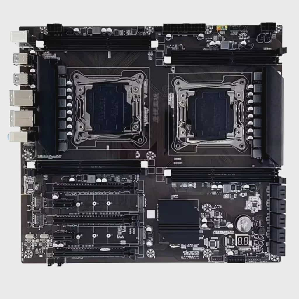 เมนบอร์ด KLLISRE X99 DDR3 DUAL CPU E-ATX LGA 2011-3 WORKSTATION SERVER MAINBOARD MOTHERBOARD XEON