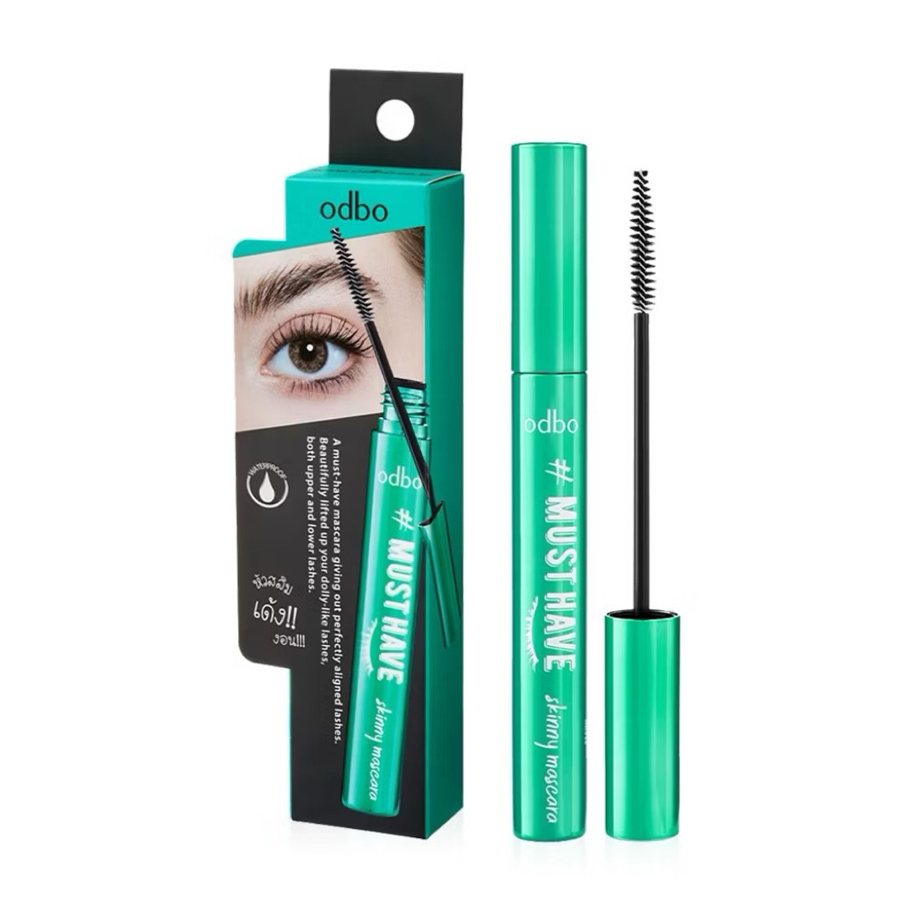 ODBO Must Have Skinny Mascara 7g #OD936 โอดีบีโอ มาสคาร่าเพื่อขนตา หัวสลิม เด้ง งอน