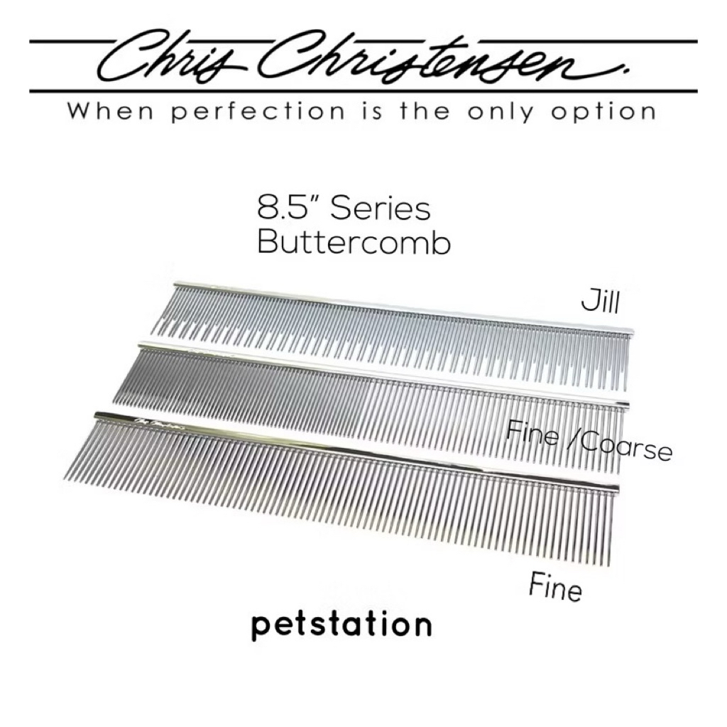 Christensen Buttercomb Series รุ่นพิเศษซี่บางละเอียดสำหรับสัตว์เลี้ยง มี 3 แบบค่ะ