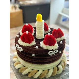 🎂✨ เค้กลวดกำมะหยี่เปิดใส่ของได้ ของขวัญวันเกิด พร้อมกล่อง🎂
