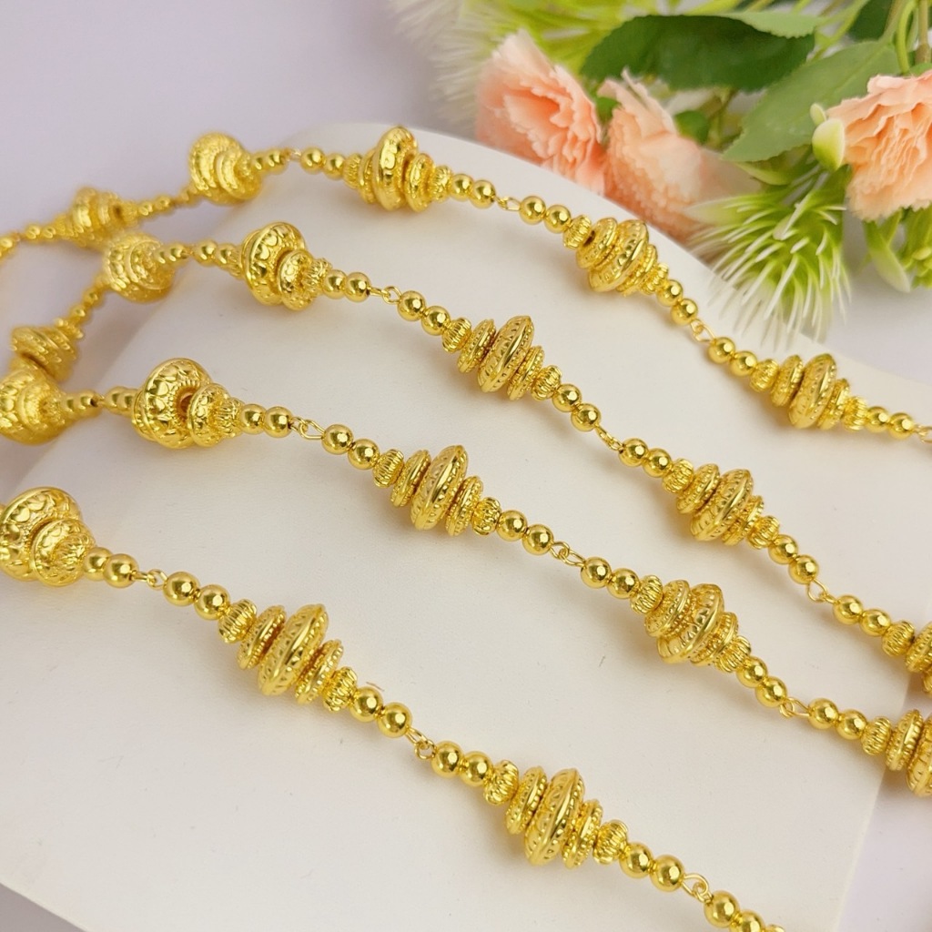 สังวาลย์พื้นเมือง ปะวะหล่ำ ประดับชุดไทยโบราณ ภาคเหนือ ภาคใต้ ใช้สำหรับการแสดงในวันสำคัญของเทศกาลต่างๆ - รูปที่ 4