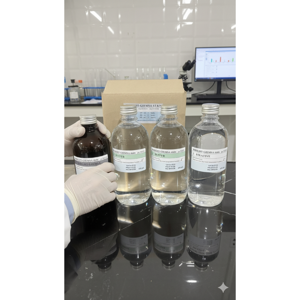 WRIGHT-GIEMSA STAIN  1 set 4*450 ml