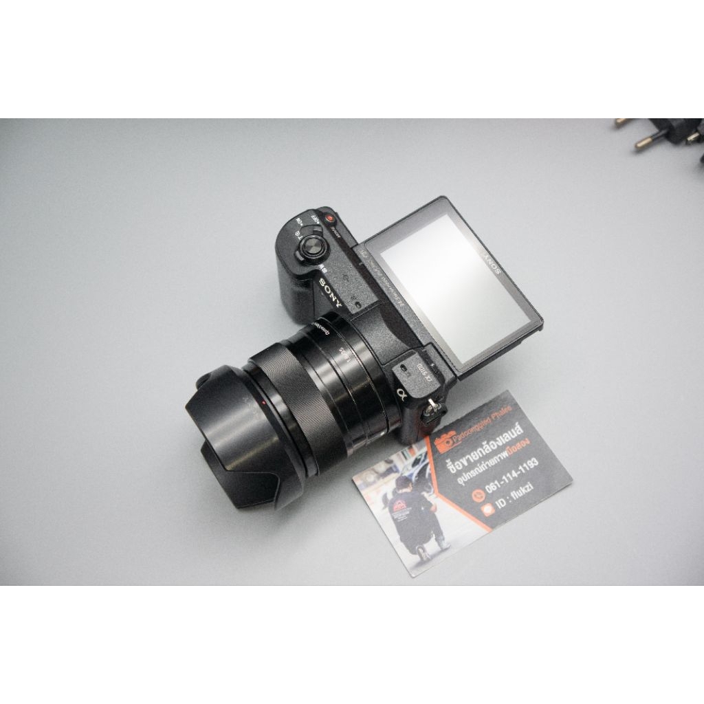 Sony A5100+sony35 f1.8 Oss เลนส์ละลายหลัง