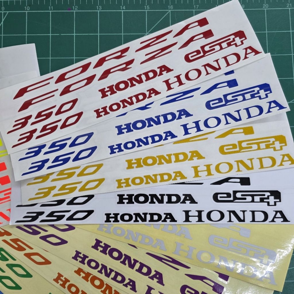 Forza350 สติ๊กเกอร์ติดโลโก้ (แบบเซ็ตใหญ่ 5จุด) สติ๊กเกอร์Forza350