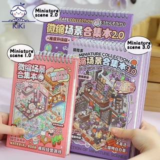 KiKi สติ๊กเกอร์ 3D น่ารัก DIY 20in1 คละลาย | สติ๊กเกอร์ตกแต่งสมุด เครื่องเขียน ลายการ์ตูน ฉากสวย น่ารักสุดๆ