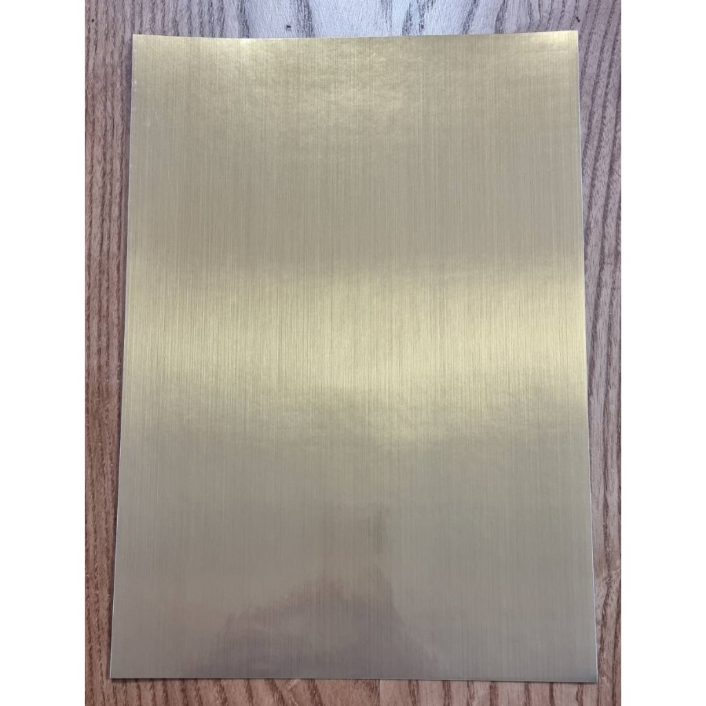 สติ๊กเกอร์ Inkjet สีทองลายเส้น Gold Hairline (แช่น้ำได้) A4 บรรจุ 30 แผ่น