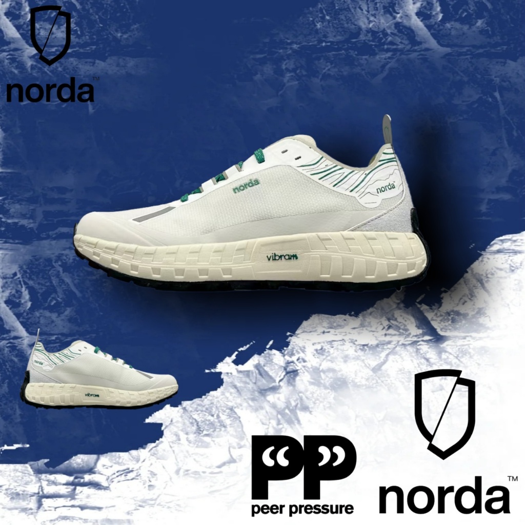 NORDA 001  White2 รองเท้าผ้าใบ（ของแท้ 100 %）