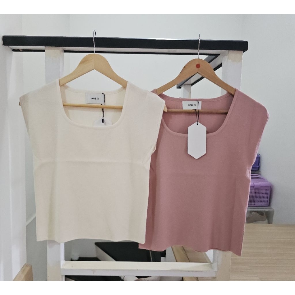 เสื้อไหมพรมOne-K แขนล้ำ ผ้าเนื้อนิ่ม