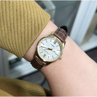CASIO ของแท้ประกันศูนย์ นาฬิกาคาสิโอ LTP-V005 รุ่น LTP-V005D / SMILEYTIME ขายแต่ของแท้ ประกันศูนย์cmg/c-thong