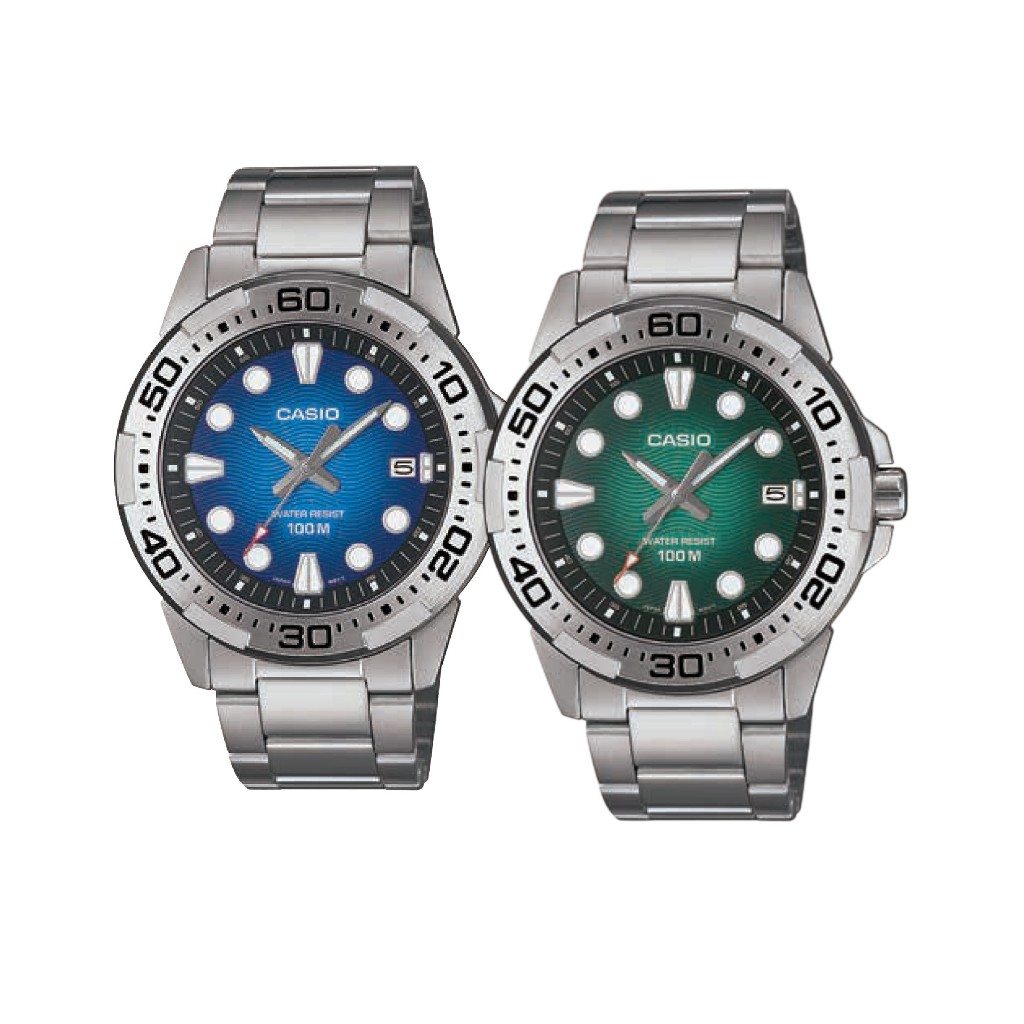 Casio นาฬิกาข้อมือผู้ชาย รุ่น MTD-140D-2AVDF / MTD-140D-3AVDF Sporty Men's Watch Quartz