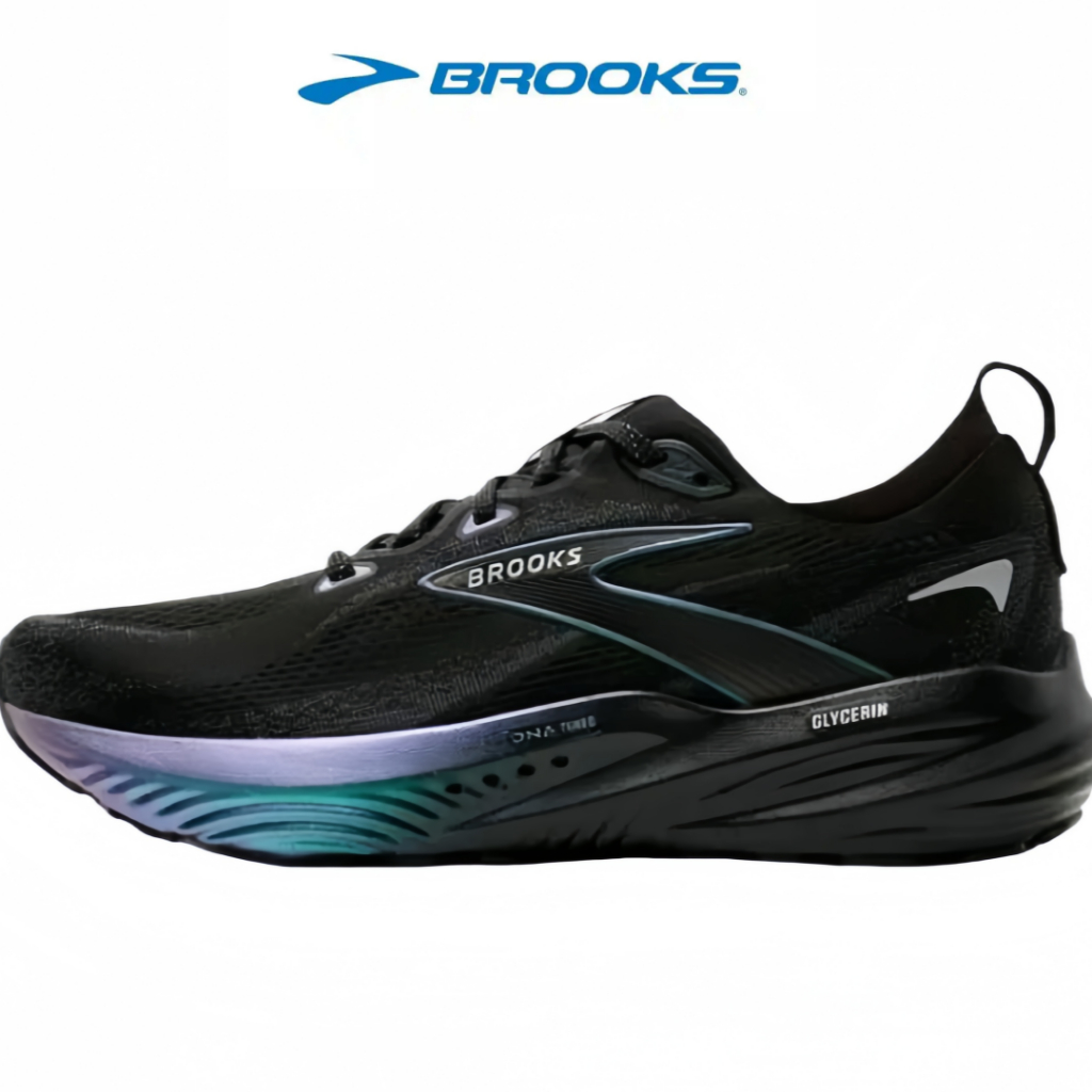 Brooks Glycerin 22 สีดำ（ของแท้ 100 %）รองเท้าวิ่ง