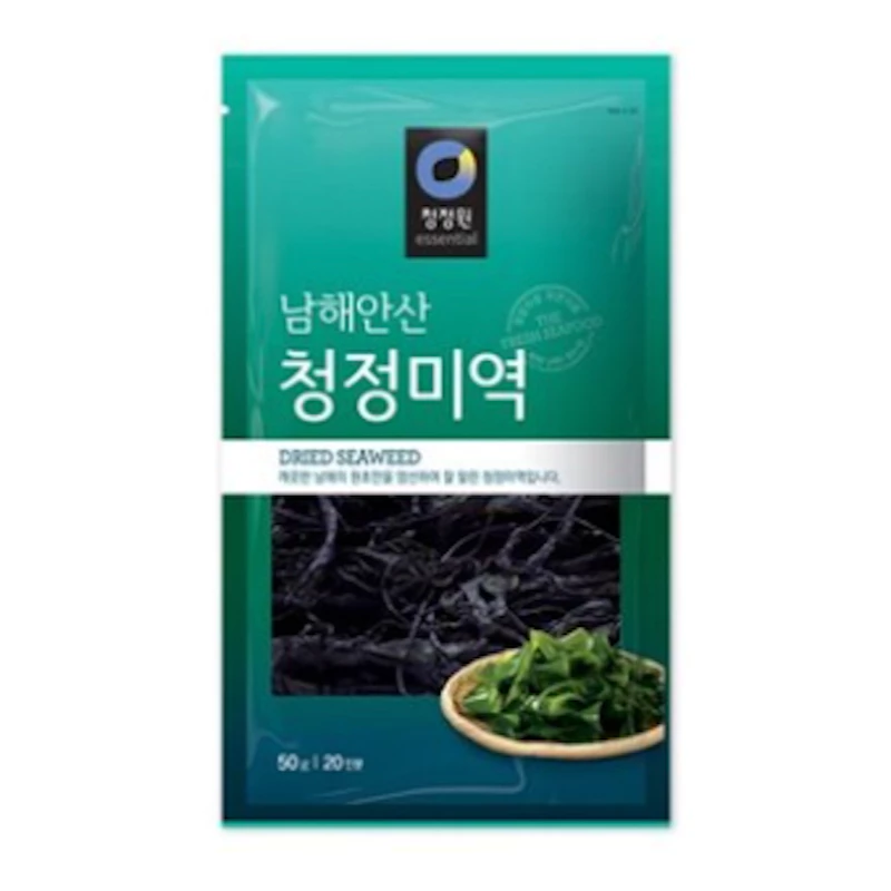 Chungjungone Seaweed สาหร่ายวากาเมะ วากาเมะอบแห้ง miyek 200g 청정원 미역 thumbnail 3