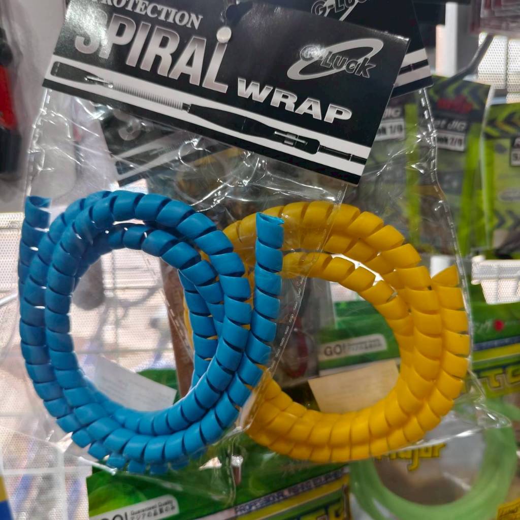 ที่พันโคนคันเบ็ด G-LUCK SPIRAL WRAP ความยาว 1 เมตร หน้าตัด 0.8
