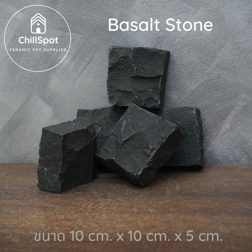 หินบะซอลต์ธรรมชาติ (Basalt Stone) ตกแต่งตู้ สัตว์เลี้ยง Exotic แต่งสวน เป็นพร็อพถ่ายรูป Display ราคา ถูกที่สุด ดีลบีเคเค รูปภาพหลัก