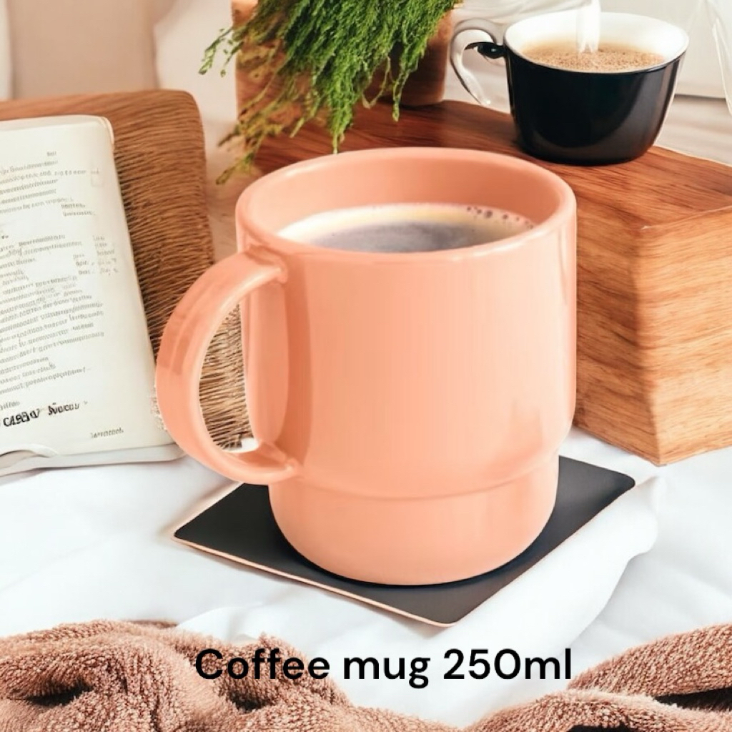 แก้วน้ำอุ่นในไมโครเวฟได้ Tupperware รุ่น Coffee mug (1ใบ) ขนาด 250ml