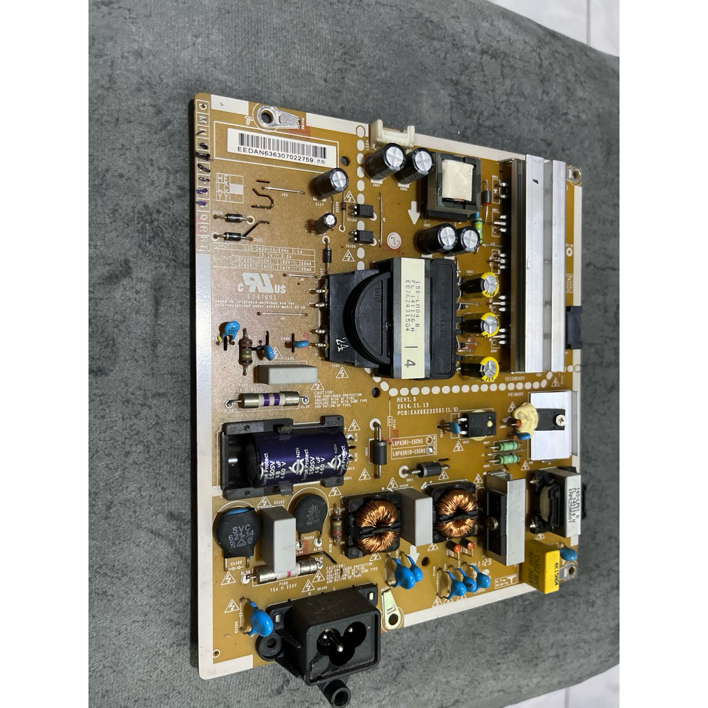 บอร์ดซัพพลายแอลจีรุ่น 43LF630T