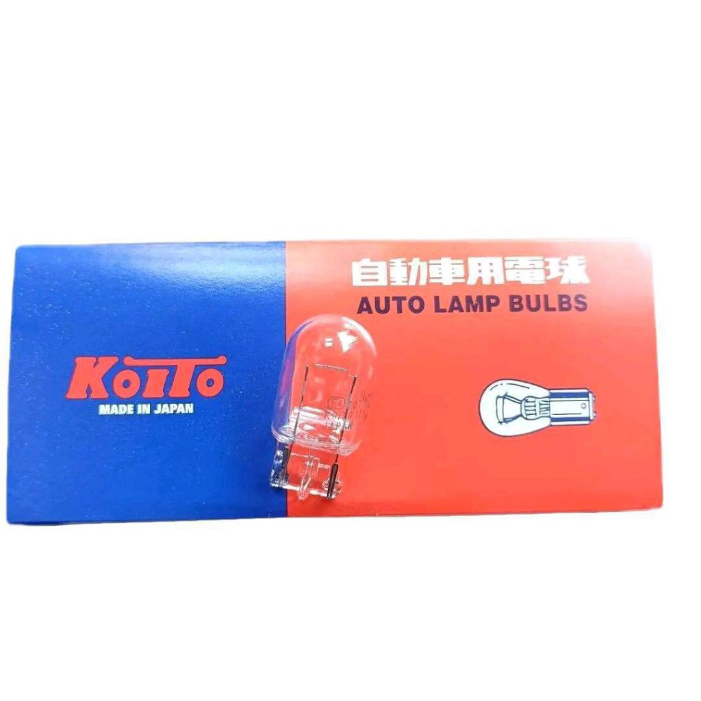 หลอดไฟเสียบ ยี่ห้อ KOITO T20. 12V. 21W. 1จุด. ( 1ไส้. ) รหัส.1881 Made In Japanราคาต่อ 10ดวง