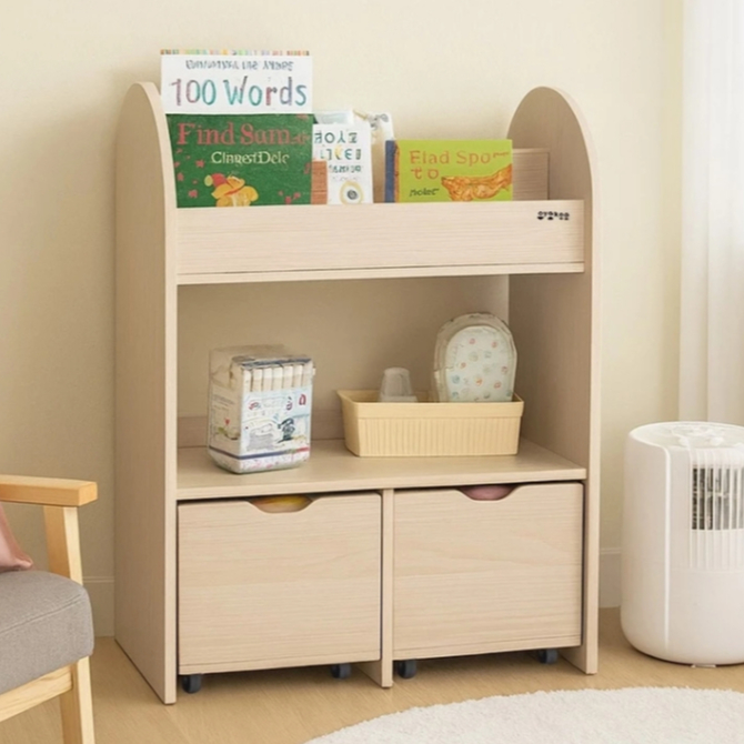 M2G ชั้นวางหนังสือพร้อมกล่อง รุ่น Toby the Keeper