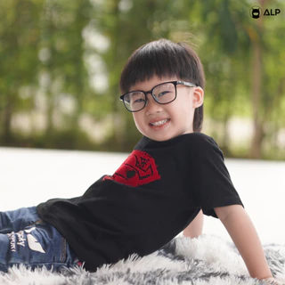 ALP แว่นกรองแสงเด็ก แว่นเด็ก อายุ 4-14 ปี กรองแสงสีฟ้า กรอบTR90 แตกหักยาก รุ่น - KB0006