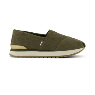 TOMS รองเท้าลำลองผู้หญิง รุ่น Resident Plus Military Olive T…