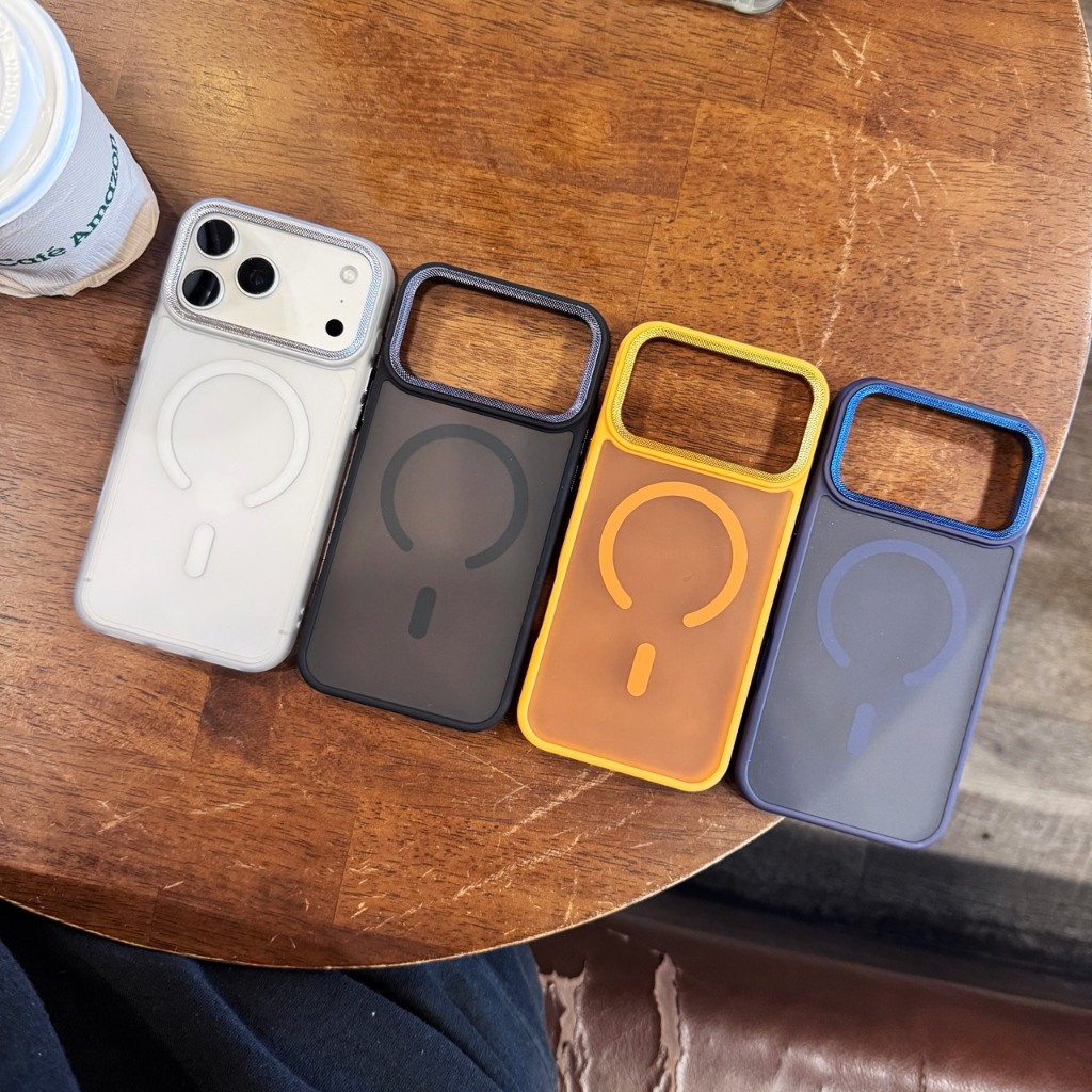 งานกล่อง-เคส สีพื้นหลังขุ่น IPHONE - 17pro 17promax
