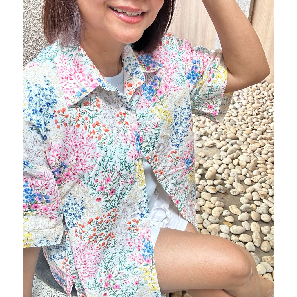 🍭🌷Linen japan shirt🌷🍭