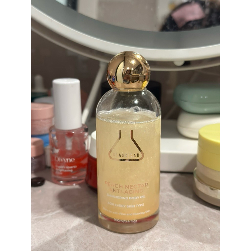 BEAUTILAB Anti-Aging Shimmering Body Oil บอดี้ออยล์บำรุงผิวโกลว์สวย นุ่มชุ่มชื้น ดูเปล่งประกาย