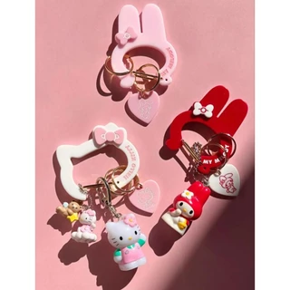 พร้อมส่ง! ตะขอ Sanrio อะคริลิค ที่เกี่ยวกระเป๋าSanrio ที่ห้อยกระเป๋าSanrio จี้ห้อยกระเป๋า Charmห้อยกระเป๋า Kitty Melody