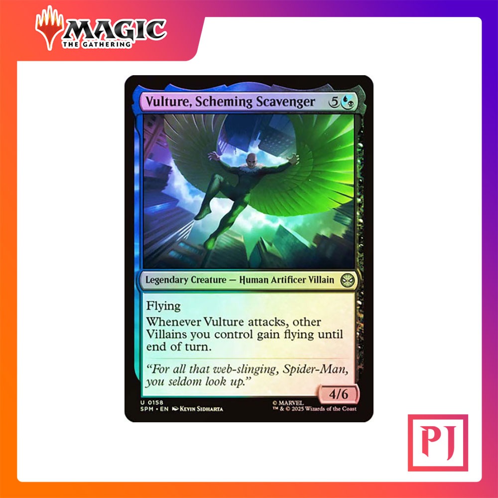 [MTG] Vulture, Scheming Scavenger [SPM] [MULTI] [UNCOM] [FOIL] [ENG] (การ์ดเมจิค / Magic the Gathering)