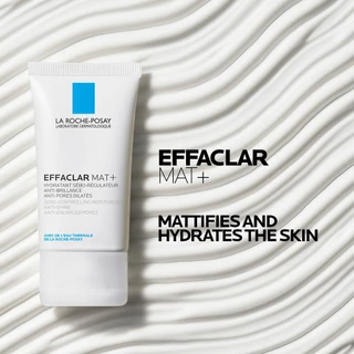 ลา โรช-โพเซย์ La Roche-Posay Effaclar MAT มอยส์เจอไรเซอร์บำรุงหน้า ช่วยลดความมัน กระชับรูขุมขน 40ml.( ครีมบำรุงหน้า)