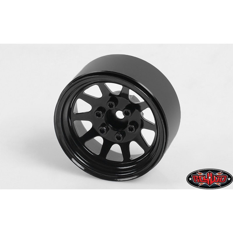 .ล้อ1.9 Z-W0210 : RC4WD OEM Stamped Steel 1.9″ Beadlock Wheels (Black)