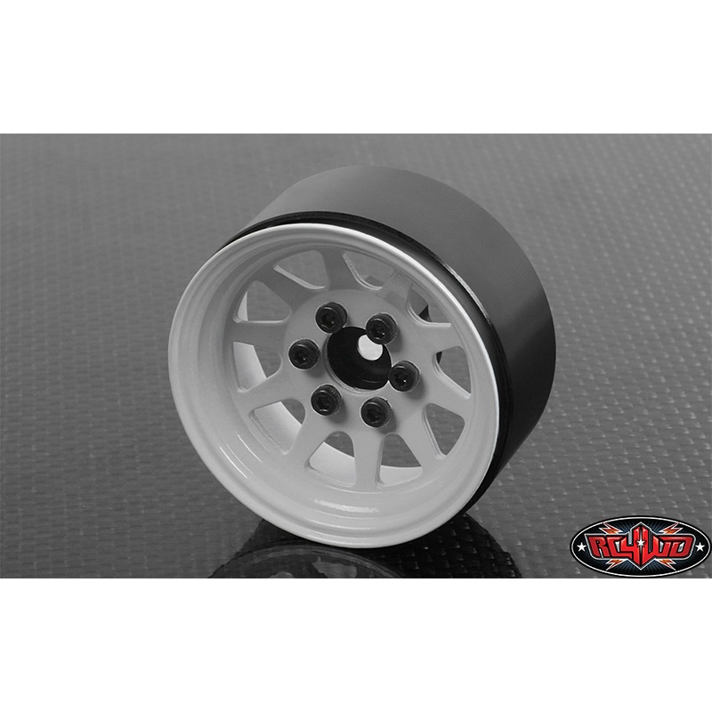 .ล้อ1.9 Z-W0208 : RC4WD OEM Stamped Steel 1.9″ Beadlock Wheels (White)
