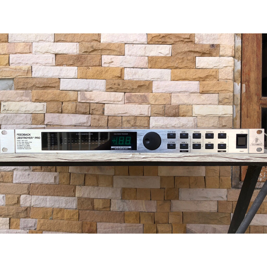 กันไมค์หอน feedback Behringer Feedback Destroyer Pro DSP1124P ระบบป้องกันไมค์หอน + พาราเมตริก Eq