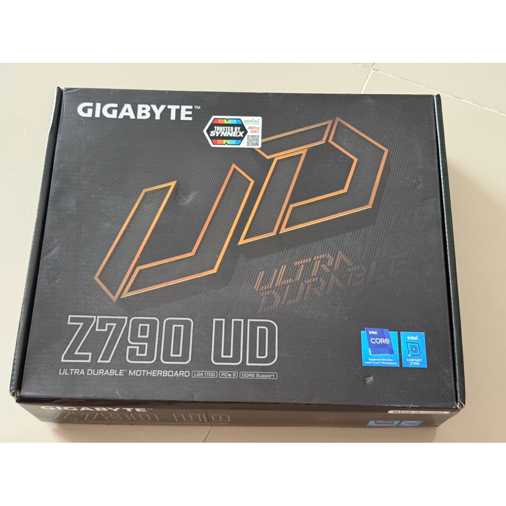 เมนบอร์ด Z790 DDR5 GIGABYTE UD รองรับ CPU INTEL GEN 12 13 14 มือสอง ประกันศูนย์ไทย (มีของพร้อมส่ง)