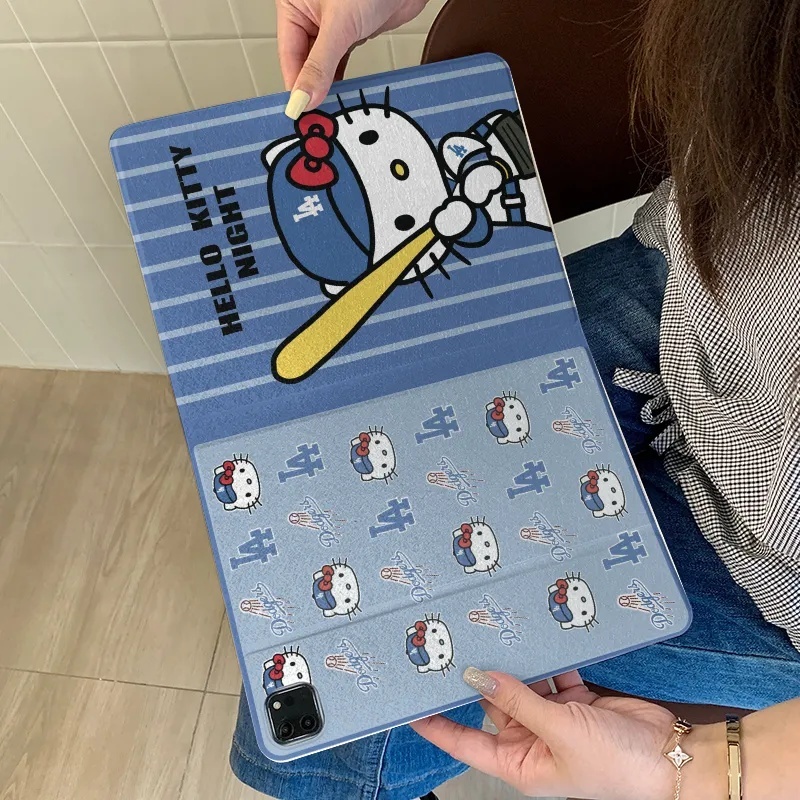 🚚พร้อมส่ง🚚เคสแท็บเล็ต Samsung สำหรับ Tab A9+ S10+ S9 FE+ S10 FE Hellokitty S8 S7+ มีที่ใส่ปากกา A8+ - รูปที่ 3