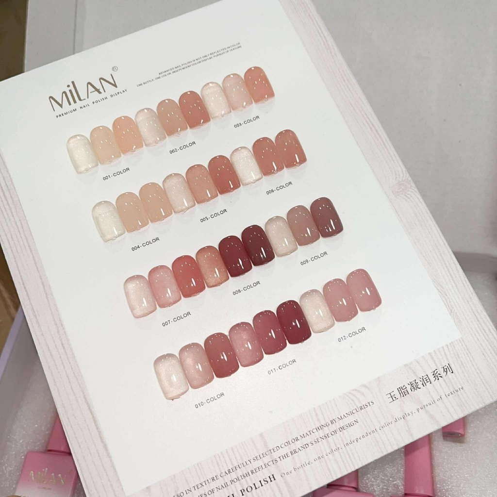 Set Milan Syrup 12 สี สีเจล เล็บเจล