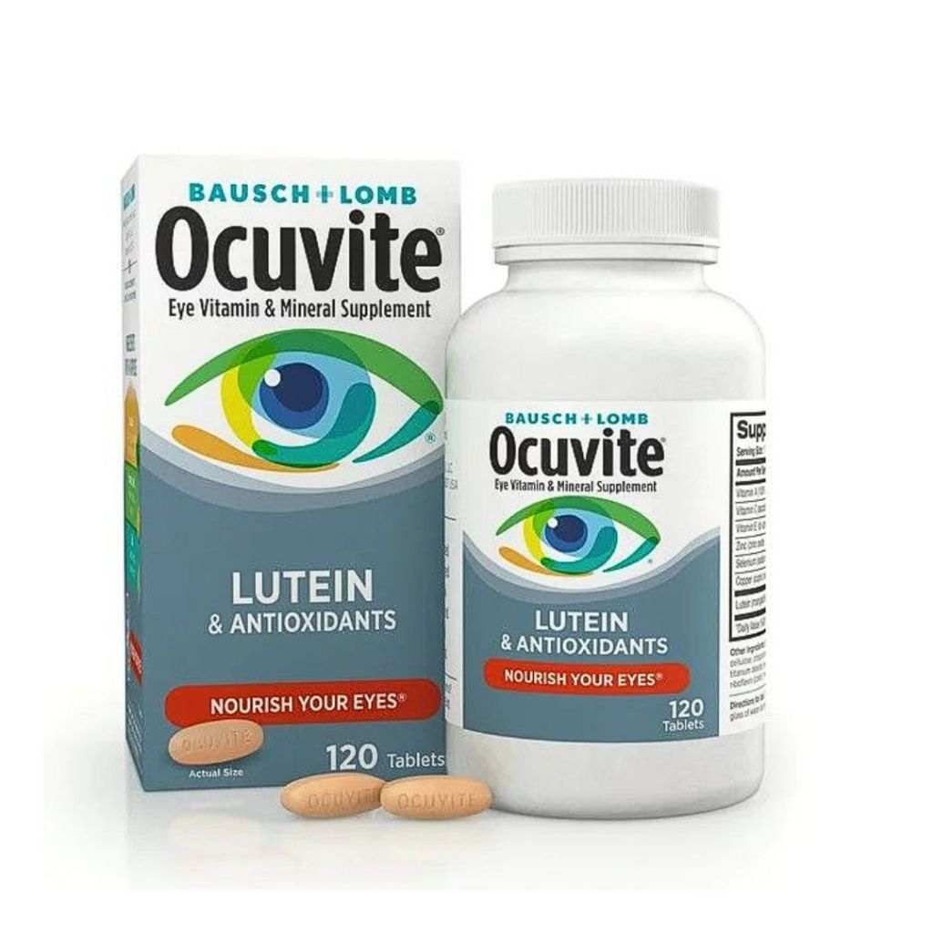 Ocuvite Lutein Eye Vitamin & Mineral Supplement 120Tablets