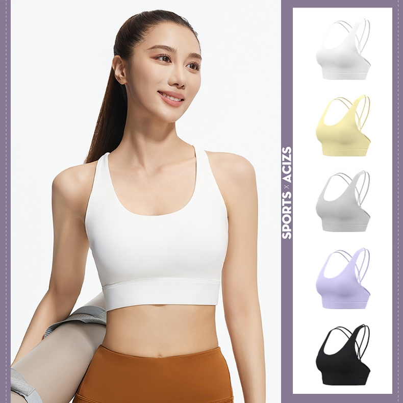 mvp sport  สปอร์ตบรา โยคะบรา สายไขว้ลำตัว แผ่นรองบราในตัว