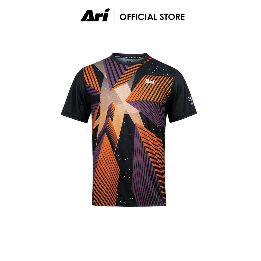 ARI ADEPT NEWYORK25 GRAPHIC RUNNING TEE - BLACK (AAP3135-01) เสื้อวิ่ง อาริ NEWYORK25 สีดำ