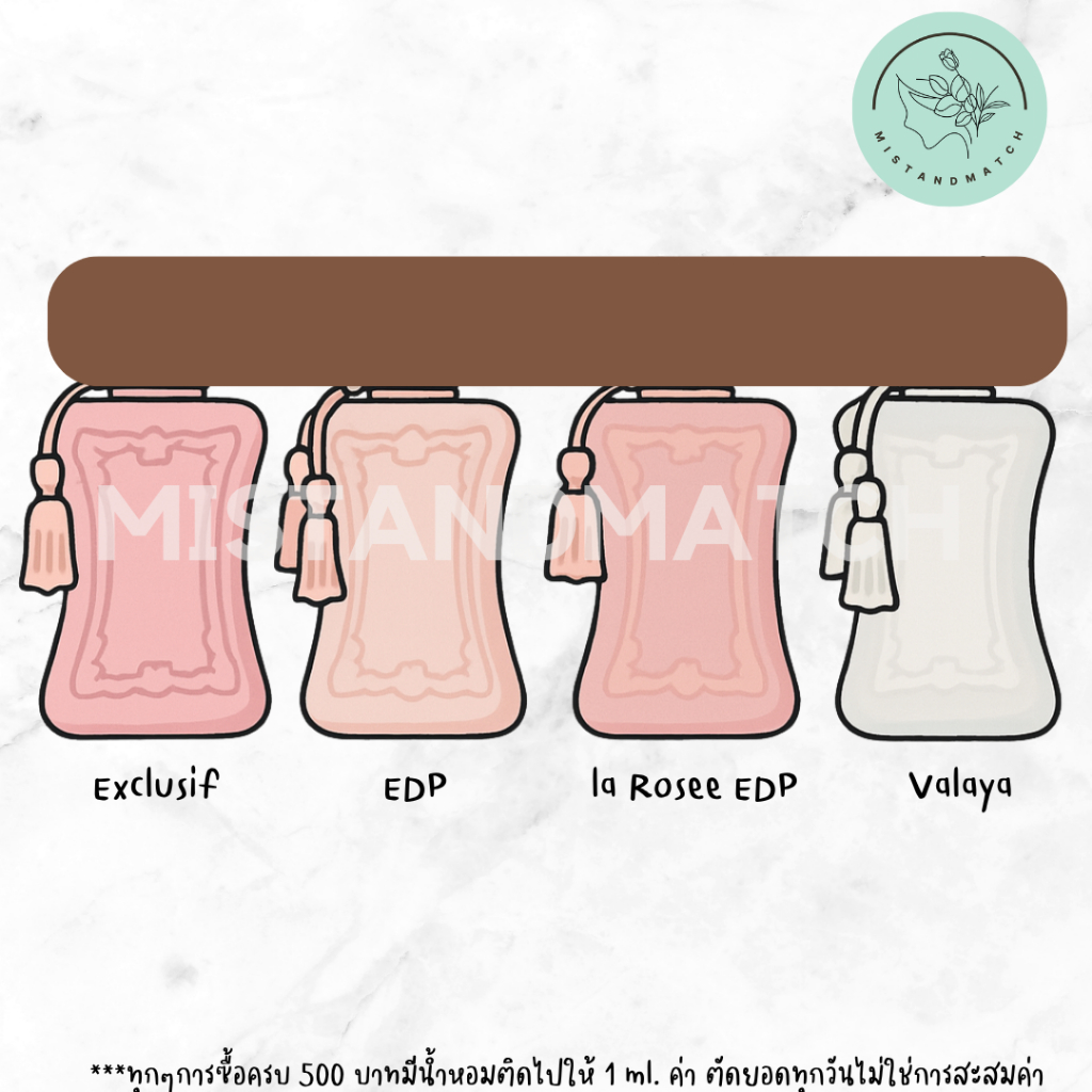 (น้ำหอมแท้แบบหัวสเปรย์) Valaya, Delina EDP, Exclusif, la rosee, Valaya Exclusif