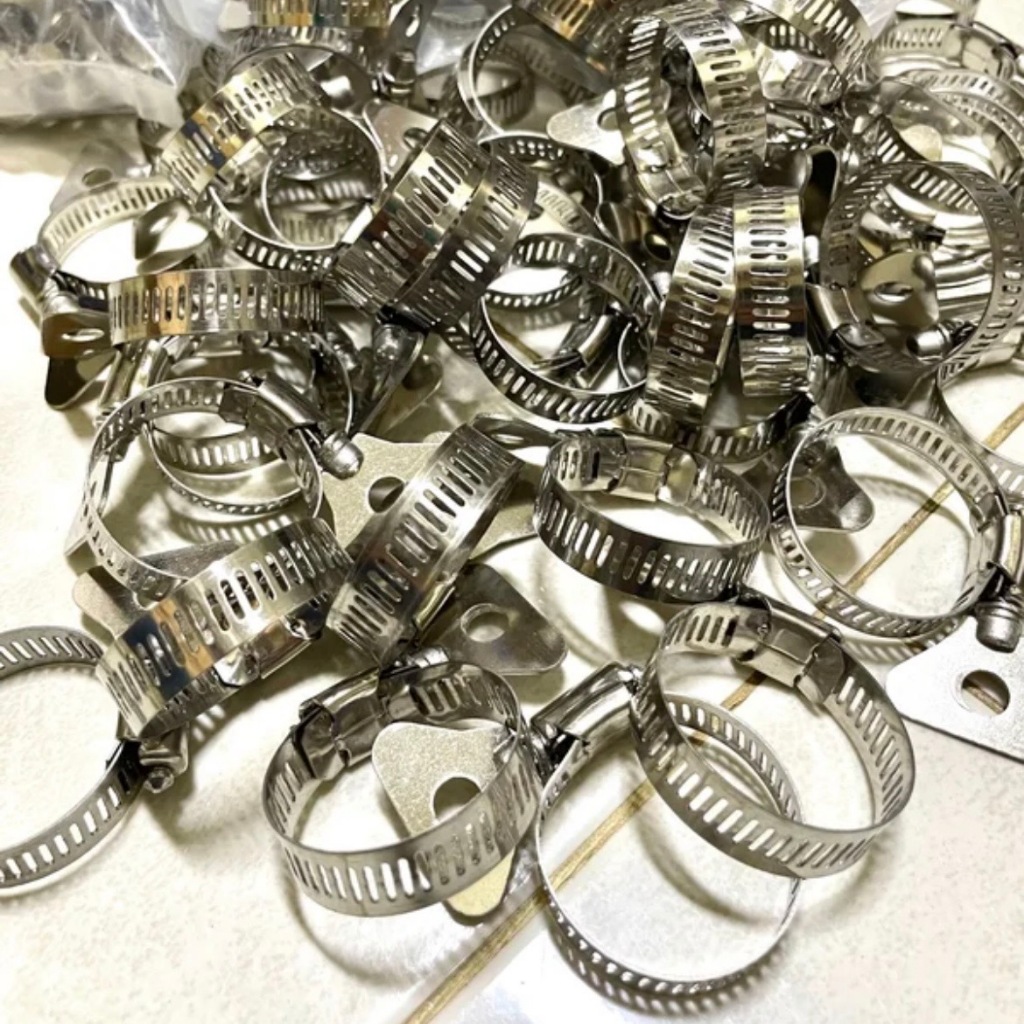 เข็มขัดรัดท่อ 4หุน 6หุน 1นิ้ว แหวนรัดสายยาง เข็มขัดรัดสายยาง กิ๊บรัดท่อ แคล้มรัดท่อ Hose clip ราคาต่อชิ้น - รูปที่ 4