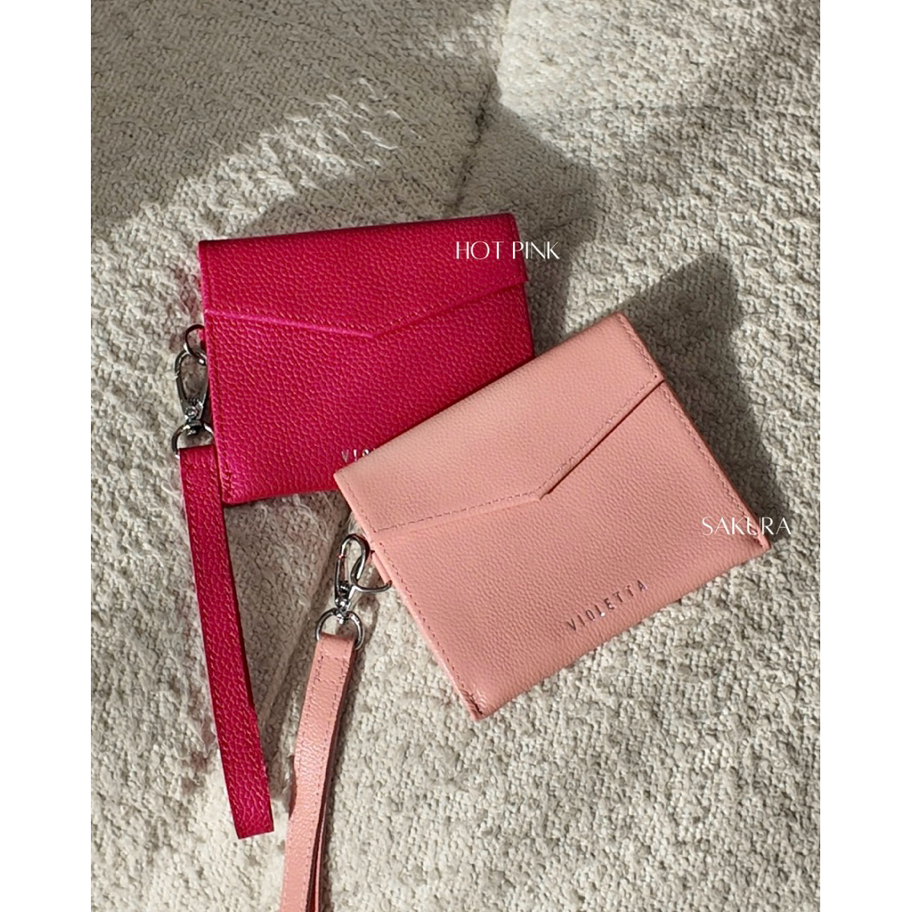 VIOLETTA กระเป๋าสตางค์ กระเป๋าใส่บัตร หนังแท้ รุ่น IRENE (สินค้าหมดแล้วหมดเลย ไม่มีผลิตเพิ่มค่ะ)