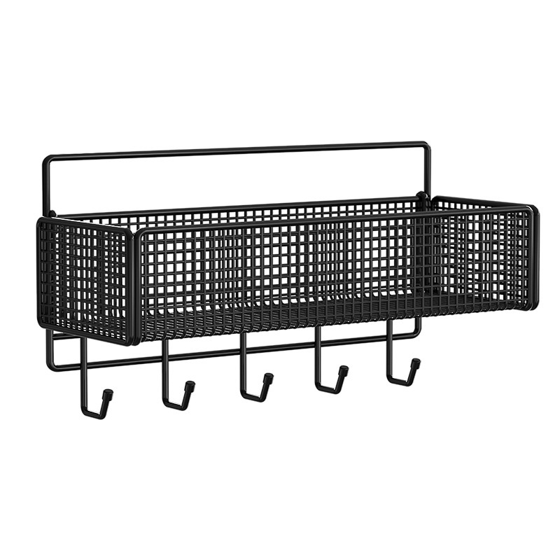 ชั้นแขวน ที่วางของ ความจุขนาดใหญ่ ติดผนัง  มีกาวแถม  ของใช้ในหอ - รูปที่ 6